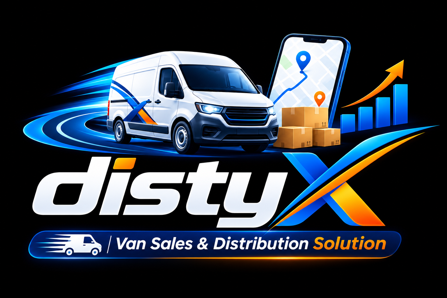 distyX Logo